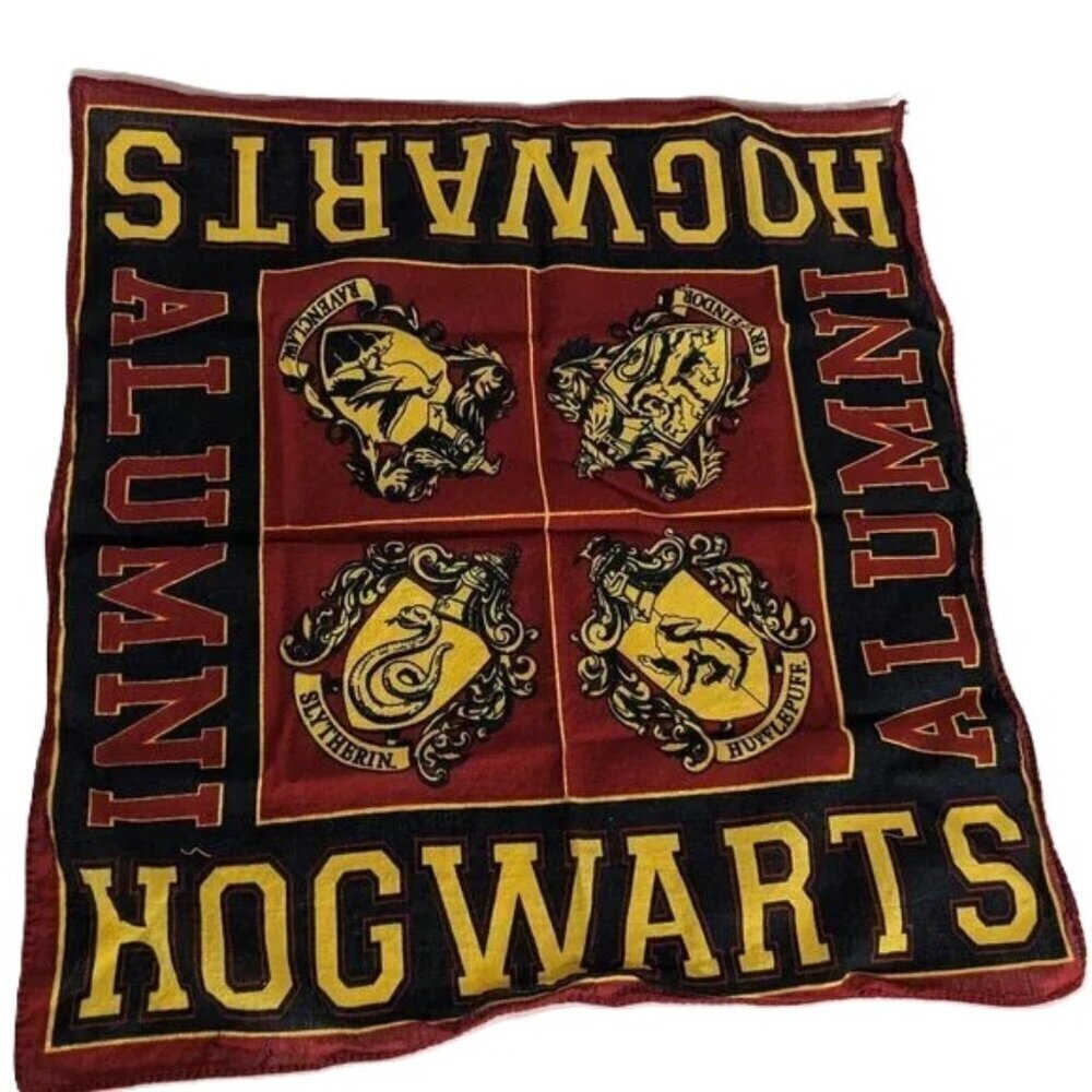 Hogwarts Alumni Bandanna Harry Potter Handkerchief Neck Scarf